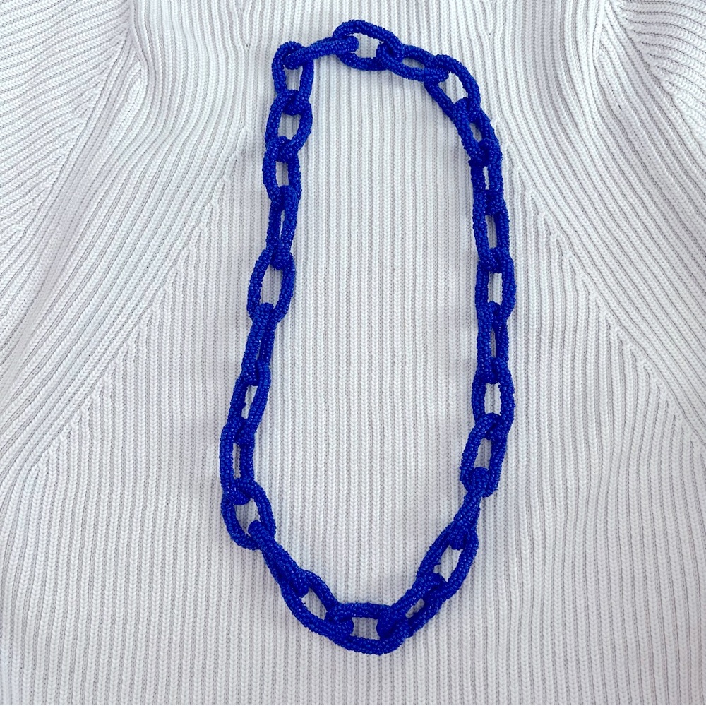 J. Crew beaded chain necklace
